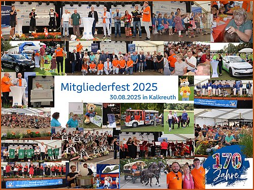 Es sind viele fotografische Eindrücke des Mitgliederfestes der Volksbank Raiffeisenbank Meißen Großenhain eG in Kalkreuth zu sehen.