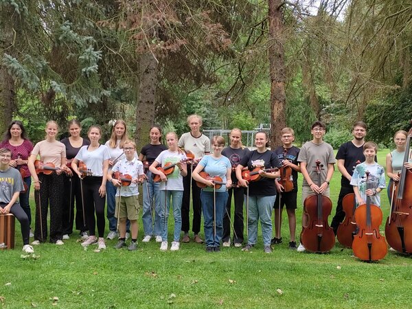 Das Streichorchester „Saitensprung“ Großenhain.